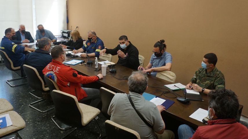 2022 yılı olası orman yangınları için toplantı yapıldı