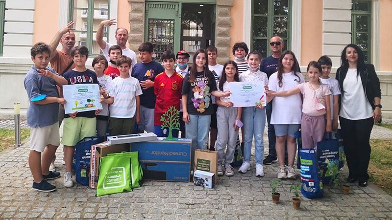 İdadiye İlkokulu yine Yunanistan birincisi oldu