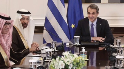 Suudi Bakan el Falih, Başbakan Miçotakis ile görüştü 