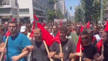 Üniversite öğrencilerinden protesto yürüyüşü