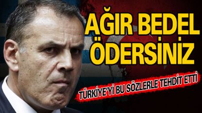 Panagiotopoulos: Ağır bedel ödersiniz
