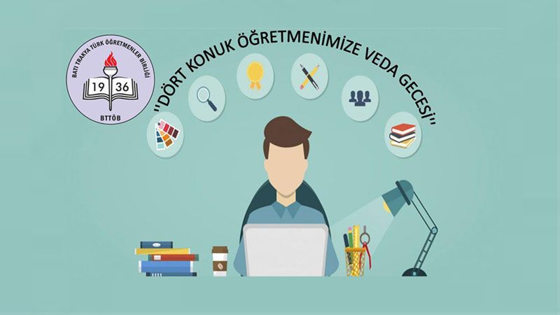 BTTÖB'den dört konuk öğretmen için veda gecesi 