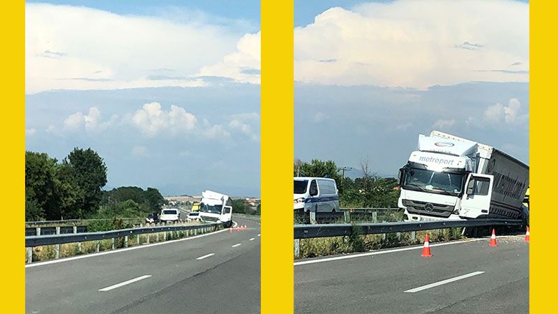 Gümülcine bölgesinde kaza meydana geldi