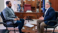 İletişim ve Enformasyon Genel Sekreteri Galamatis EBEP’i ziyaret etti