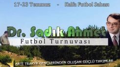 Gençlerden “Dr. Sadık Ahmet” futbol turnuvası