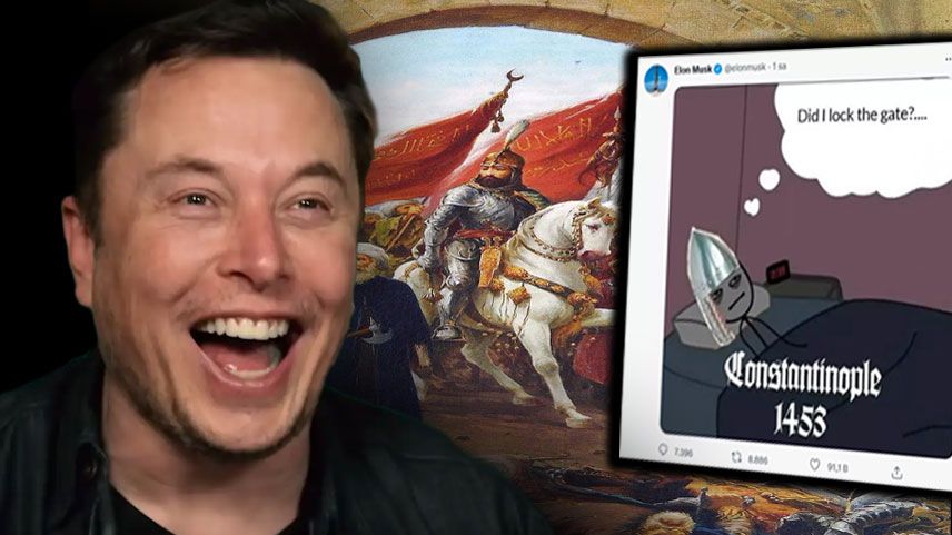 Elon Musk'tan Yunanistan'ı kızdıracak 1453 paylaşımı