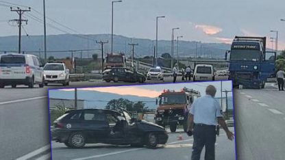 Kavala'da korkunç kaza: 2 ölü
