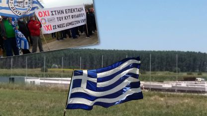 Protesto amaçlı 30 Yunan bayrağı dikecekler