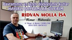 Mimar - Mühendis Rıdvan Molla İsa bayramınızı kutlar