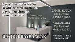 Diş Hekimleri CANER KÜÇÜK ve AYŞE AHMET'ten bayram mesajı