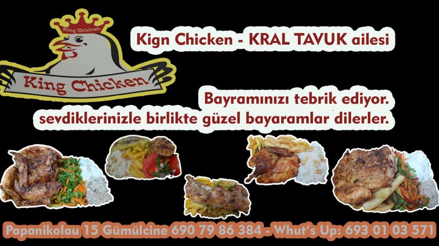 KRAL TAVUK ailesi hayırlı bayramlar diler