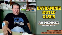 Veteriner Hekim ALİ MEHMET bayramınızı kutlar