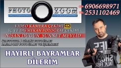 Video kamera çekimi ve fotoğrafçılık alanında hizmet veren PHOTO ZOOM hayırlı bayramlar diler