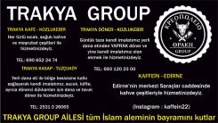 Trakya Group Ailesi hayırlı bayramlar diler