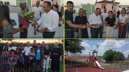 Rıdvan Ahmet, söz verdiği bir çocuk parkını daha açtı