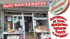 "ARİSTON" market sahibi Süleyman Ramadan hayırlı bayramlar diler