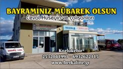 Alüminyum doğrama ustası Cevat HÜSEYİN ve çalışanları Kurban Bayramınızı kutlar