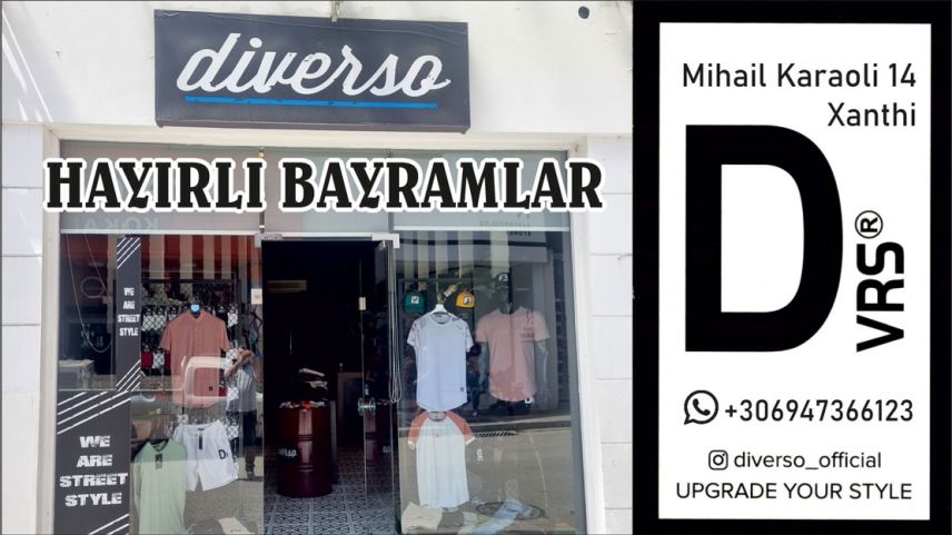 "DİVERSO" Giyim Mağazası Kurban Bayramınızı kutlar 