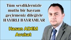 Avukat Hasan ADEM Kurban Bayramınızı tebrik eder 