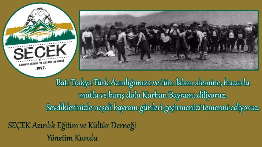 SEÇEK Derneği Yönetimi bayramınızı kutlar
