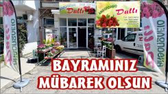 Dallı çiçekçilik hayırlı bayramlar diler