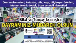 İskeçe Merkez İlkokulu karşısındaki ALL İN ONE Kırtasiye Hayırlı Bayramlar Diler