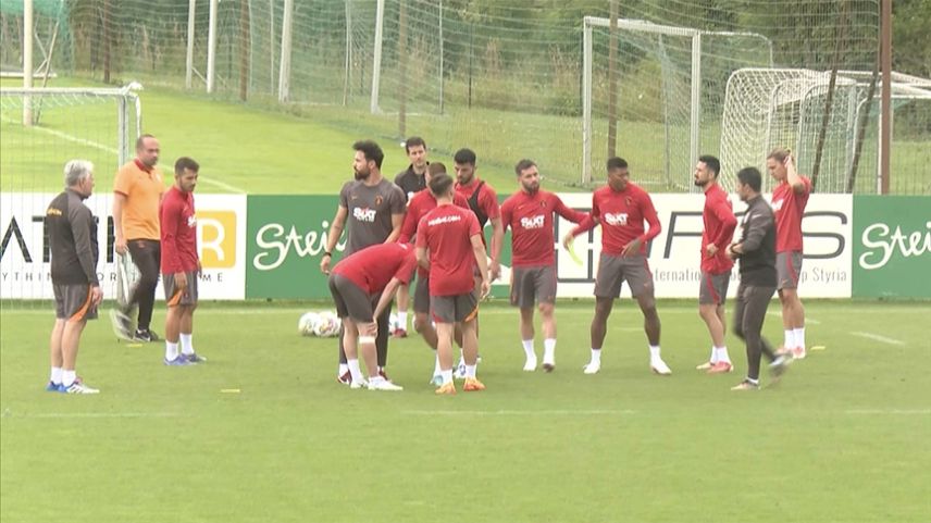 Galatasaray antrenmanında gerginlik