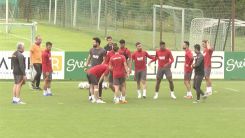 Galatasaray antrenmanında gerginlik