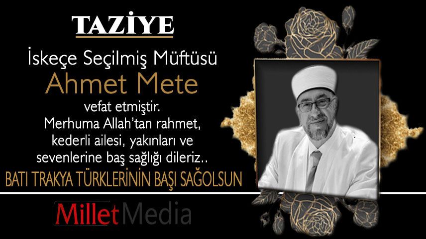 Batı Trakya Türklerinin başı sağolsun 