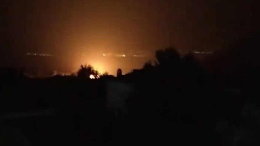 Kavala'da alarm: Uçak düştü, alev alev yanıyor!