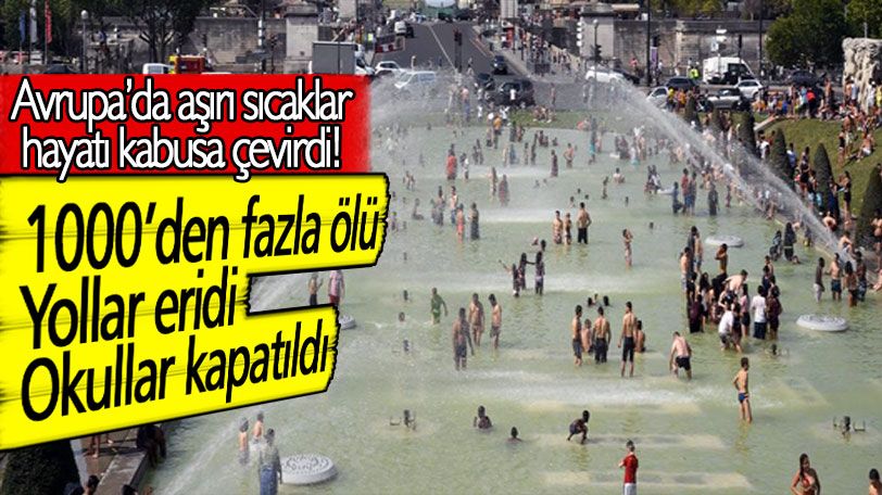 Avrupa’da aşırı sıcaklar hayatı kabusa çevirdi!