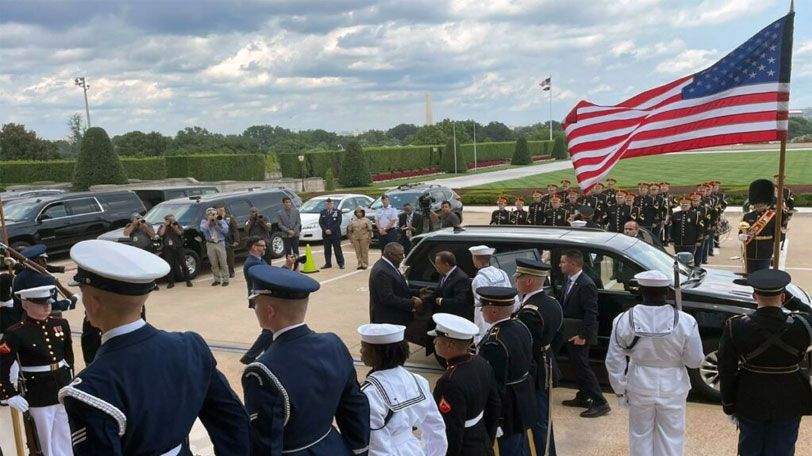 Savunma Bakanı Panagiotopulos Pentagon’da