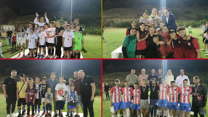 Dr. Sadık Ahmet Futbol Turnuvası şampiyonları belli oldu