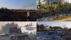 Rodop bölgesinde çıkan yangına uçaklar da müdahale etti