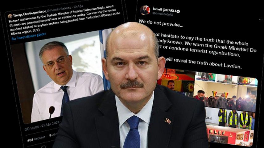 Theodorikakos'un Soylu'yu hedef alan sözlerine fotoğraflı yanıt