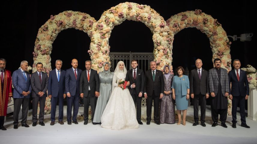 TBMM Başkanı Şentop'un oğlu Selahaddin Şentop evlendi