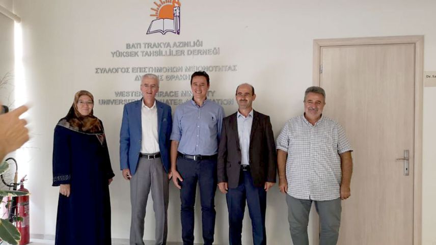 İskeçe Müftü Adayları BTAYTD İskeçe Kültür Merkezini ziyaret etti
