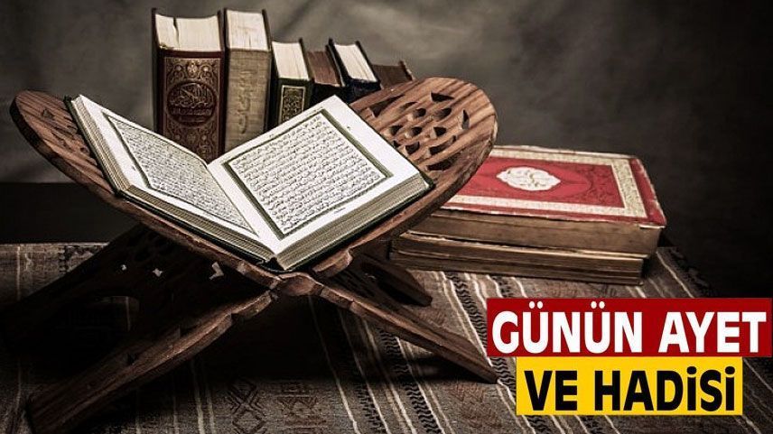 Günün Ayet ve Hadisi | 05.09.2022