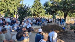 Gazeteci Necat Ahmet'in babası son yolculuğa uğurlandı