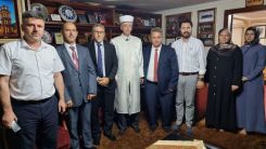 Başkonsolos Ömeroğlu yeni İskeçe Müftüsü Mustafa Trampa’yı ziyaret etti