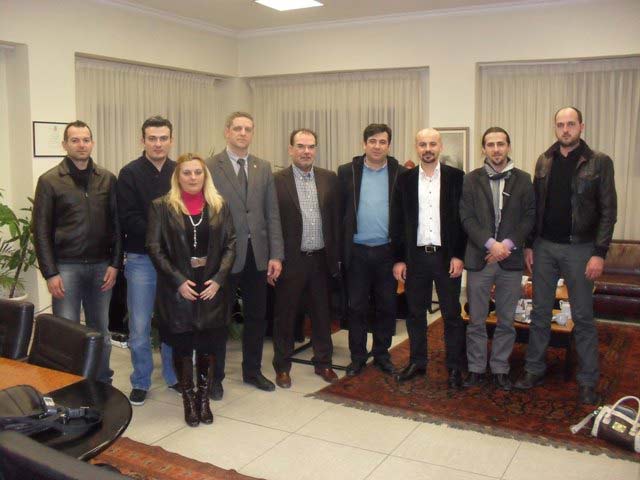 BTAYTD YÖNETİM KURULU DOĞU MAKEDONYA-TRAKYA BÖLGE GENEL SEKRETERİ ARİS YANNAKİDİS'İ ZİYARET ETTİ