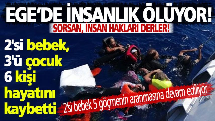 Yunanistan'dan geri itilen düzensiz göçmenlerden 6'sı öldü