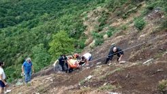 Sabaha kadar eğlendi, eve dönerken uçuruma düştü