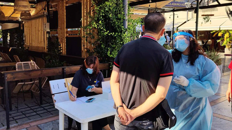 Yunanistan'da haftalık vakalarda son durum