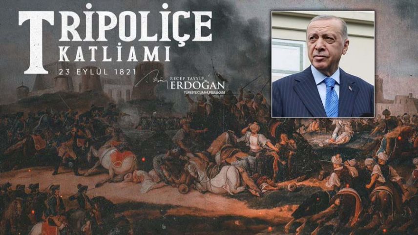 Erdoğan, Tripoliçe Katliamı'nda hayatını kaybedenleri andı
