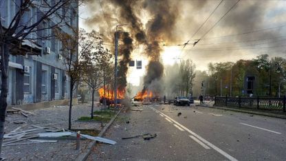 Ukrayna'da sabah saatlerinde Kiev, Lviv, Dnipro şehirlerine saldırılar düzenlendi