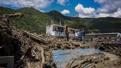 Venezuela'da şiddetli yağışlar 43 kişinin ölümüne neden oldu