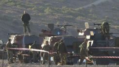 Yunanistan'a hibe edilen askeri araçlar Sakız Adası'nda görüntülendi