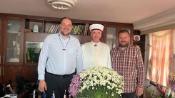 İskeçe Belediye Başkan Yardımcılarından Müftü Mustafa Trampa’ya ziyaret
