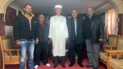 Aleksandria’daki soydaşlarımız İskeçe Müftüsü Mustafa Trampa’yı ziyaret etti